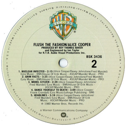 ALICE COOPER - FLUSH THE FASHION | VINILO USADO