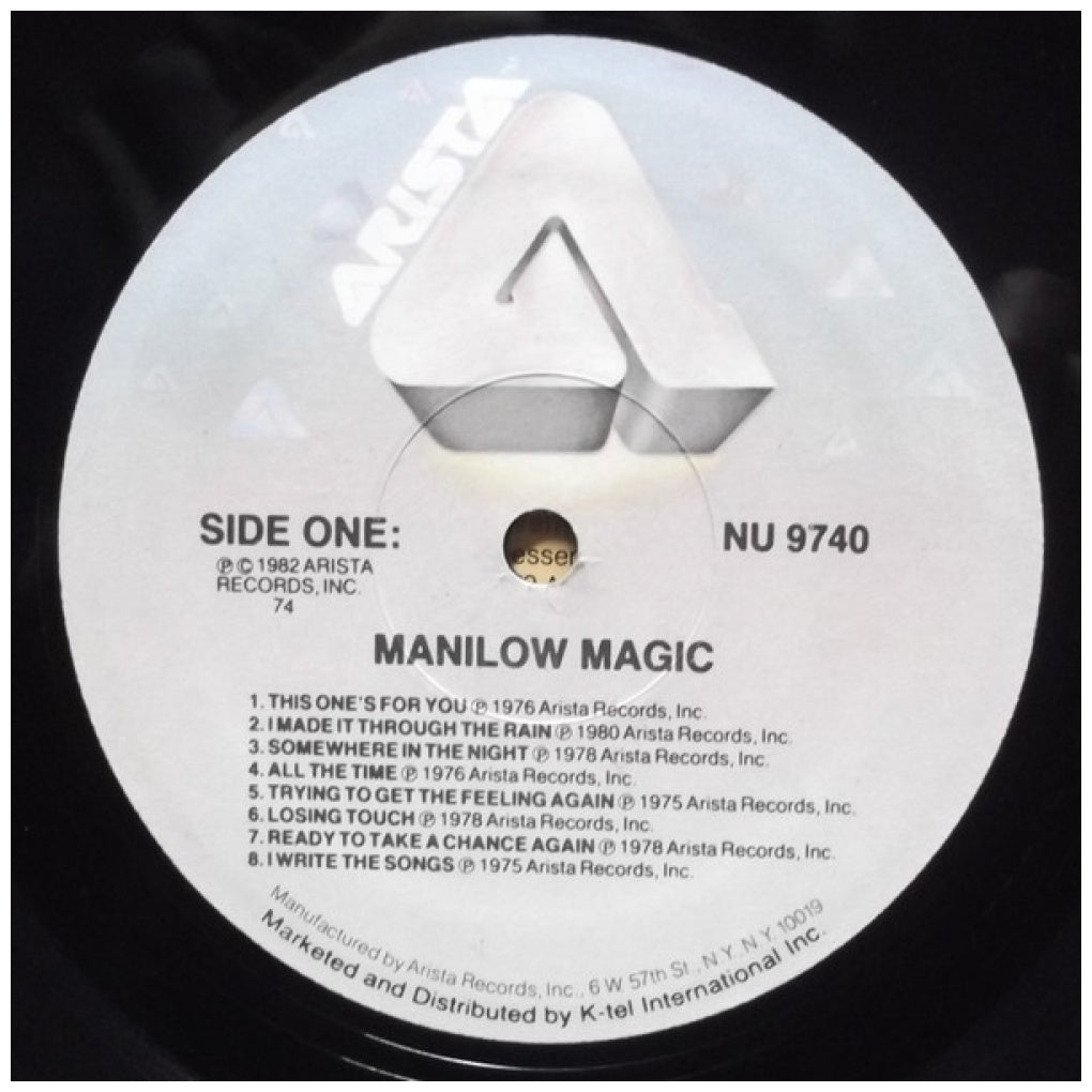 BARRY MANILOW - MAGIC: 16 GREATEST SONGS | VINILO USADO