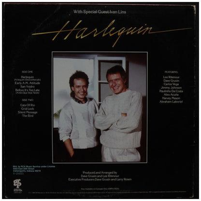 DAVE GRUSIN & LEE RITENOUR - HARLEQUIN (VDE-NUEVO/SELLADO) | VINILO USADO