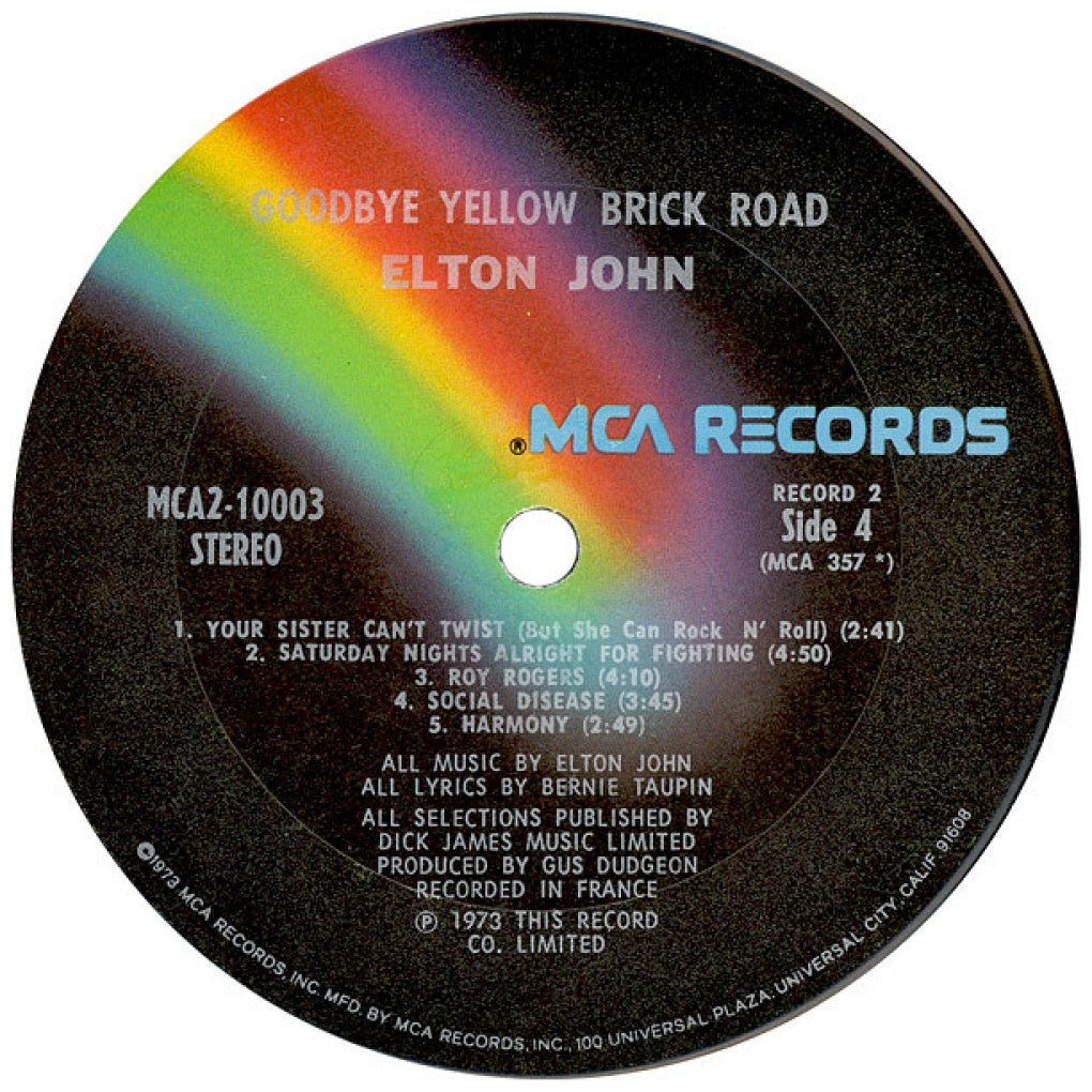 ELTON JOHN - GOODBYE YELLOW BRICK ROAD (2LP) | VINILO USADO