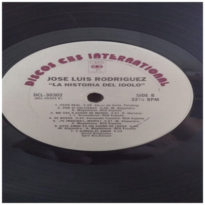 JOSE LUIS RODRIGUEZ - LA HISTORIA DE UN IDOLO | VINILO USADO