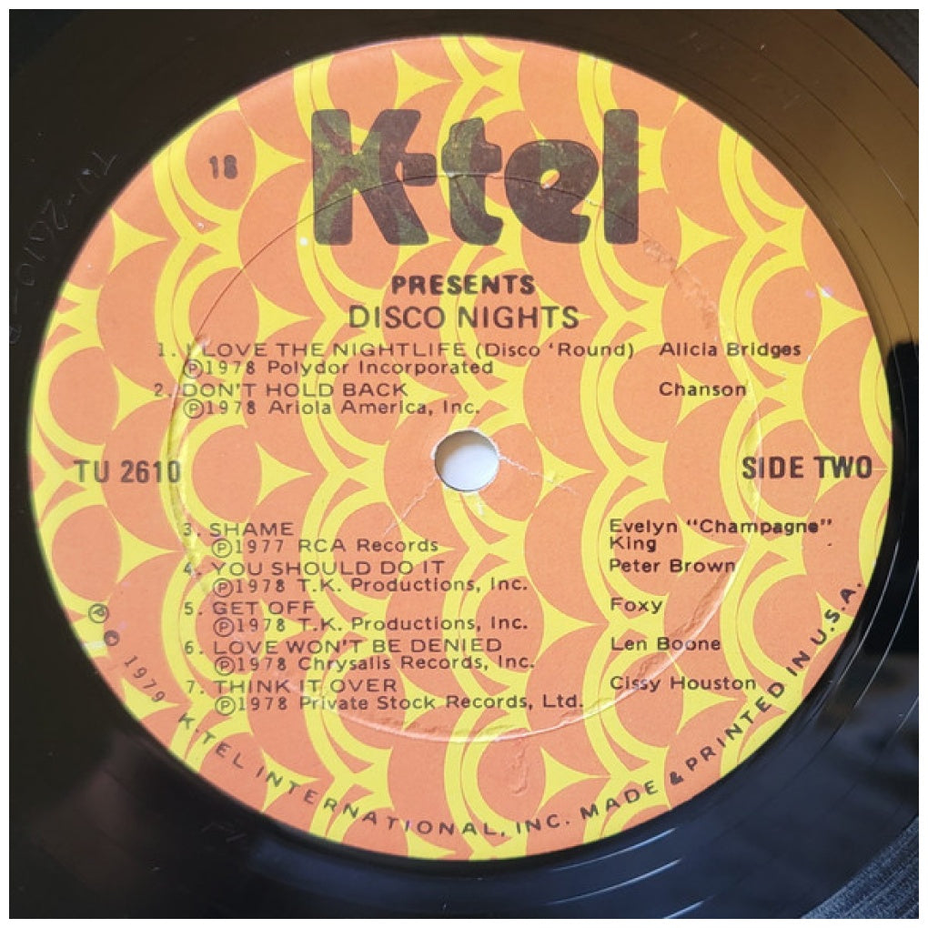 NON-STOP ORIGINAL DISCO HITS - DISCO NIGHTS | VINILO USADO