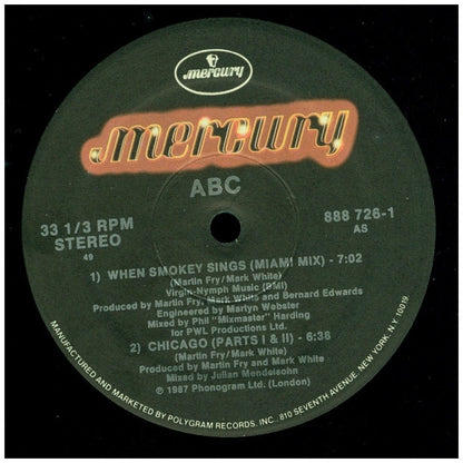 ABC - WHEN SMOKING SINGS | 12" MAXI SINGLE VINILO USADO