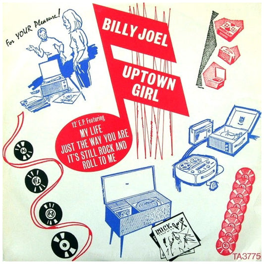 BILLY JOEL - UPTOWN GIRL/JUST THE WAY YOU ARE/IT'S STILL ROCK AND ROLL TO ME | 12" MAXI SINGLE VINILO USADO