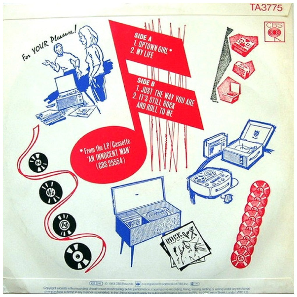 BILLY JOEL - UPTOWN GIRL/JUST THE WAY YOU ARE/IT'S STILL ROCK AND ROLL TO ME | 12" MAXI SINGLE VINILO USADO