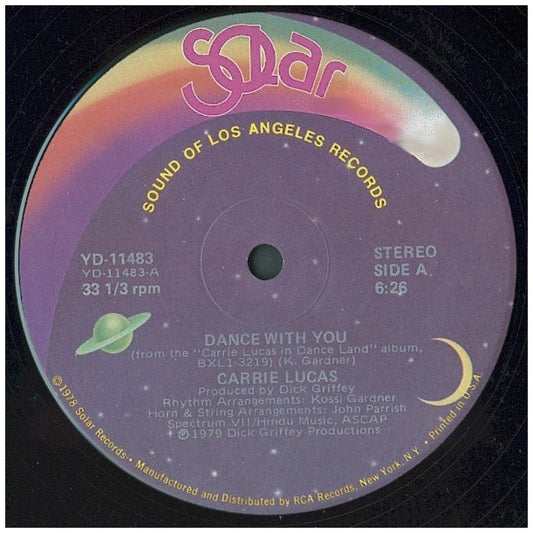 CARRIE LUCAS - DANCE WITH YOU | 12" MAXI SINGLE VINILO USADO