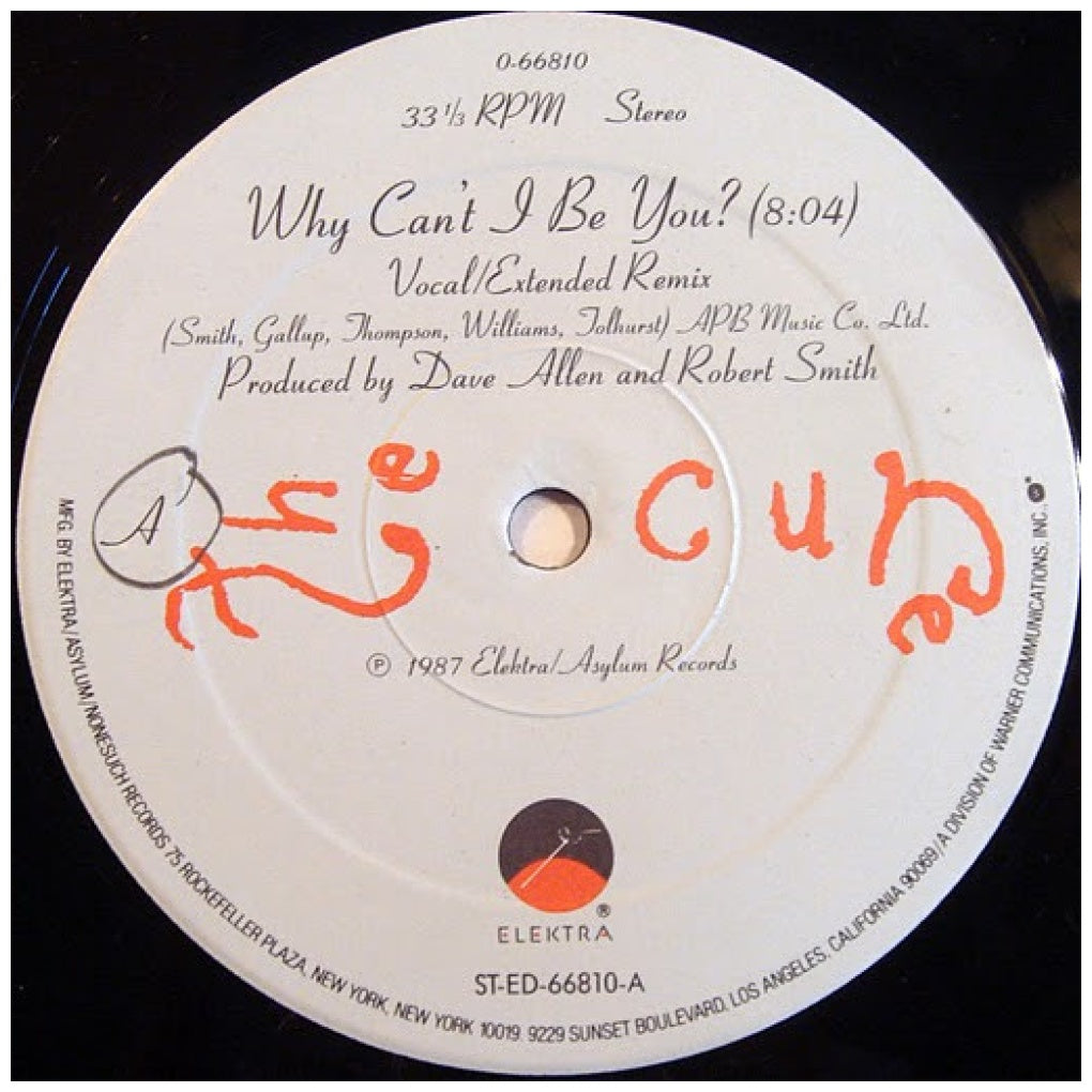 CURE - WHY CAN'T I BE YOU | 12" MAXI SINGLE VINILO USADO