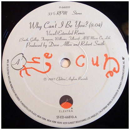 CURE - WHY CAN'T I BE YOU | 12" MAXI SINGLE VINILO USADO
