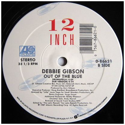 DEBBIE GIBSON - OUT OF THE BLUE | 12" MAXI SINGLE VINILO USADO