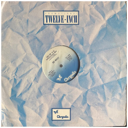 GO WEST - CALL ME/WE CLOSE OUR EYES | 12" MAXI SINGLE VINILO USADO