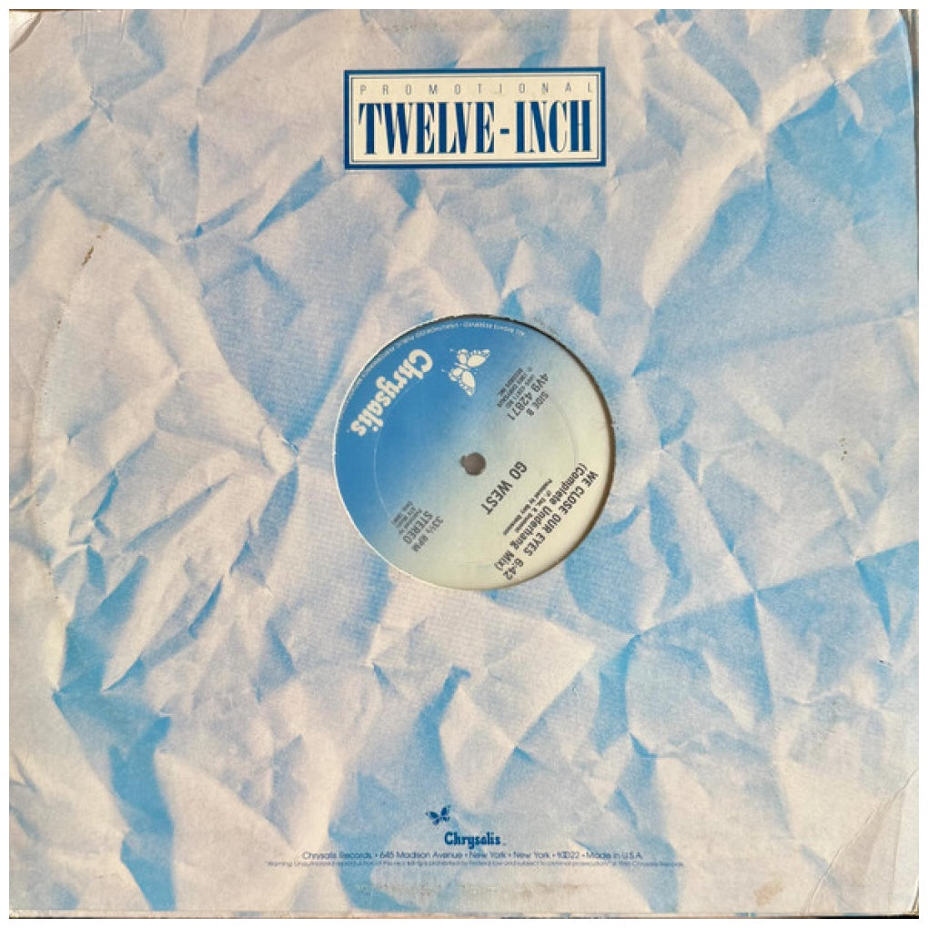 GO WEST - CALL ME/WE CLOSE OUR EYES | 12" MAXI SINGLE VINILO USADO