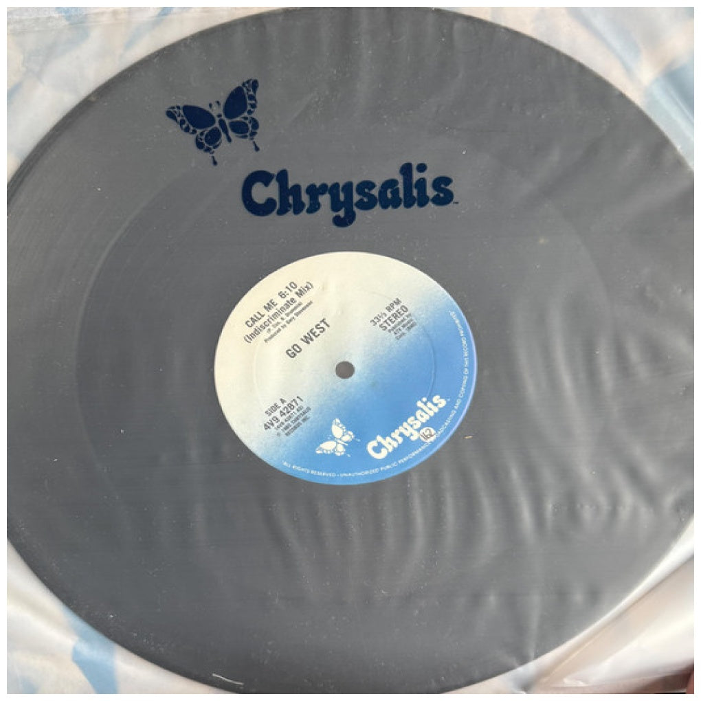 GO WEST - CALL ME/WE CLOSE OUR EYES | 12" MAXI SINGLE VINILO USADO
