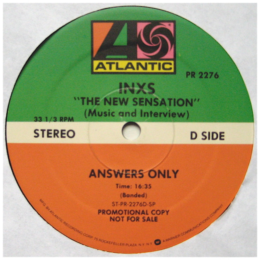 INXS - NEW SENSATION (12" SINGLE + LP INTERVIEW) (2LP) | 12" MAXI SINGLE VINILO USADO