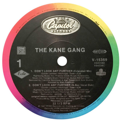 KANE GANG - DON'T LOOK ANY FURTHER (VDE-NUEVO/SELLADO) | 12" MAXI SINGLE VINILO USADO