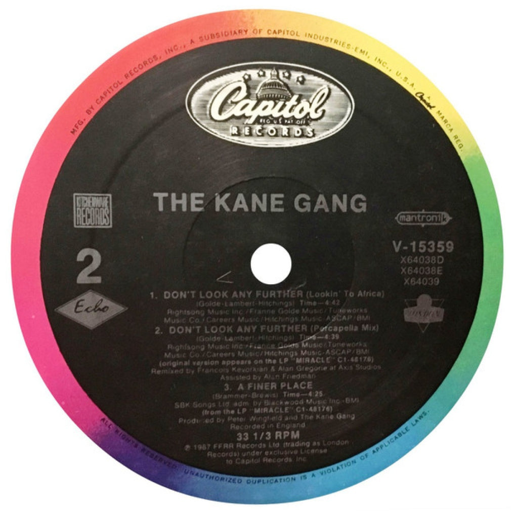 KANE GANG - DON'T LOOK ANY FURTHER (VDE-NUEVO/SELLADO) | 12" MAXI SINGLE VINILO USADO