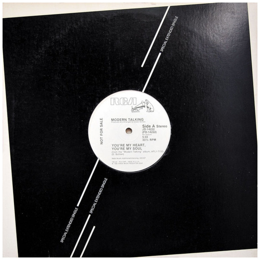 MODERN TALKING - YOU'RE MY HEART, YOU'RE MY SOUL (PROMO EDITION) | 12" MAXI SINGLE VINILO USADO