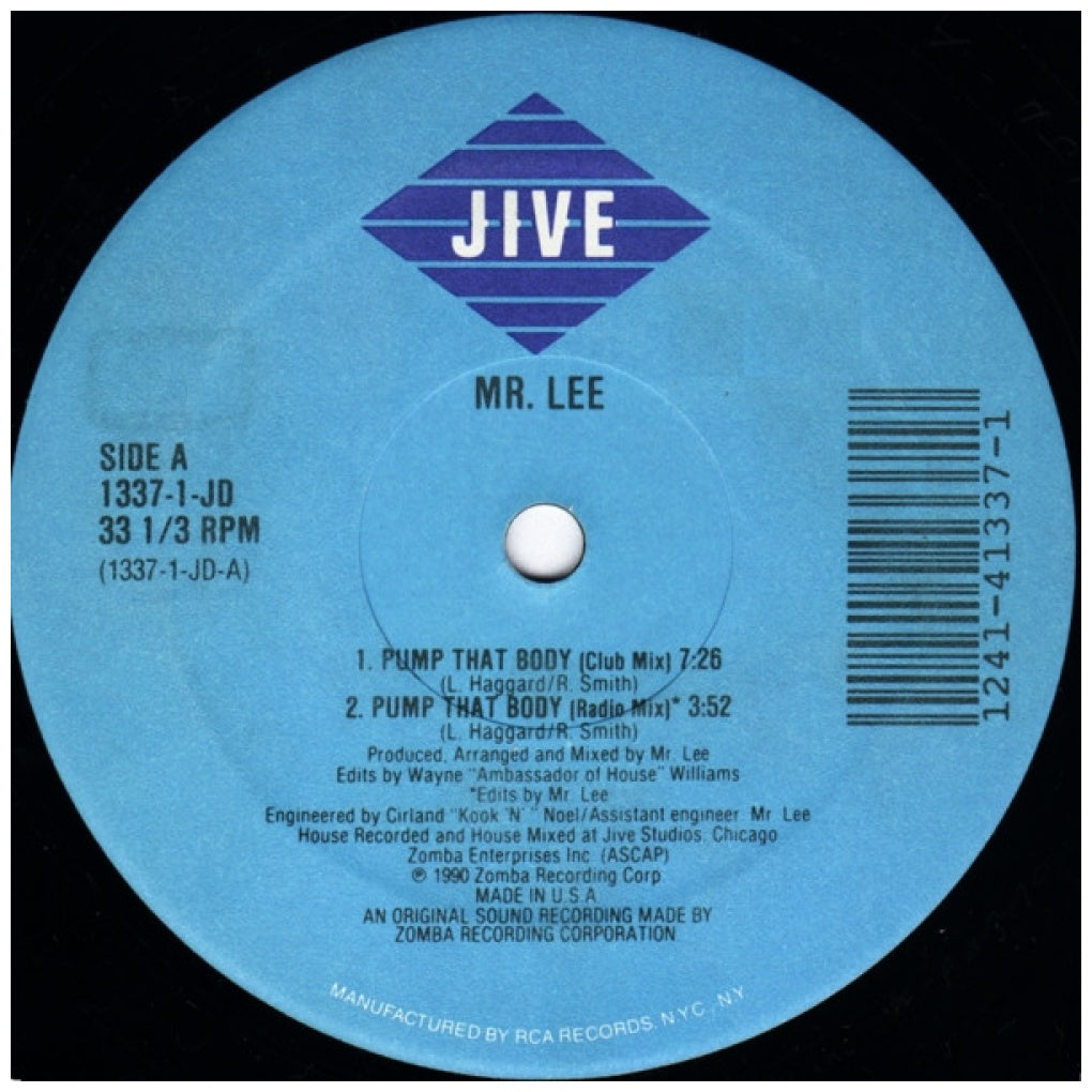 MR. LEE - PUMP THAT BODY | 12" MAXI SINGLE VINILO USADO
