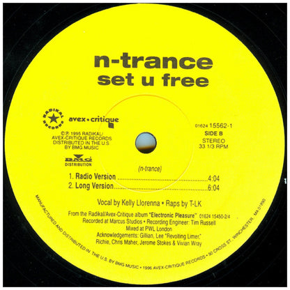 N-TRANCE - STAYIN' ALIVE | 12" MAXI SINGLE VINILO USADO