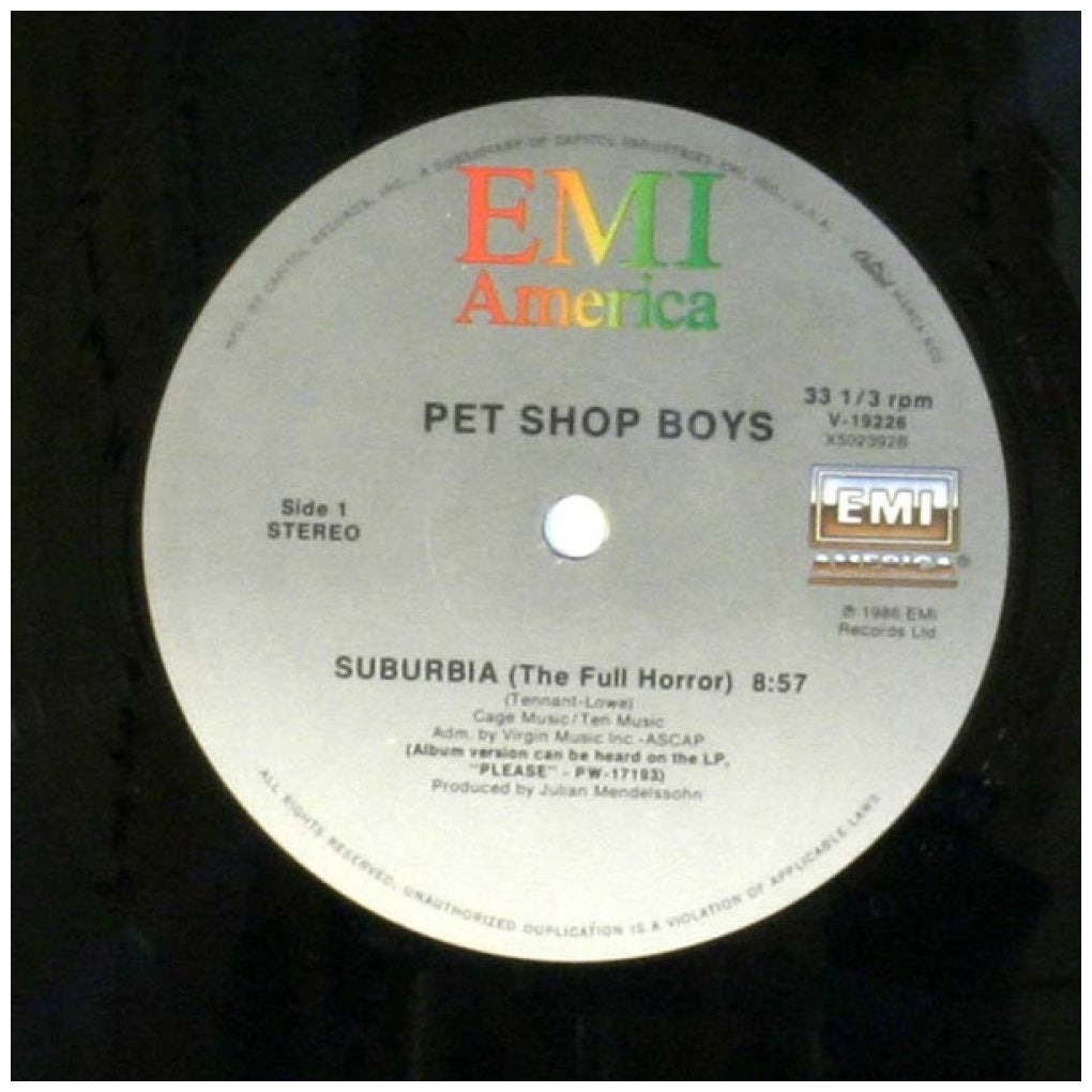 PET SHOP BOYS - SUBURBIA | 12" MAXI SINGLE VINILO USADO