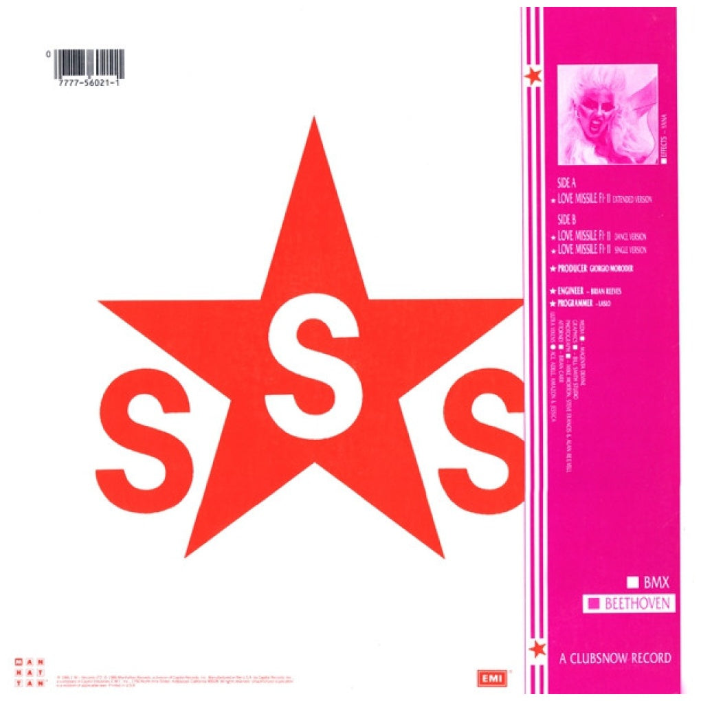 SIGUE SIGUE-SPUTNIK - LOVE MISSILE F1-11 | 12" MAXI SINGLE VINILO USADO