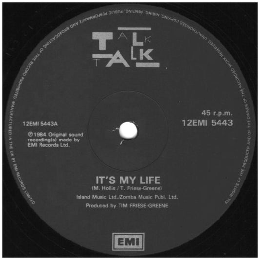 TALK TALK - IT'S MY LIFE | 12" MAXI SINGLE VINILO USADO