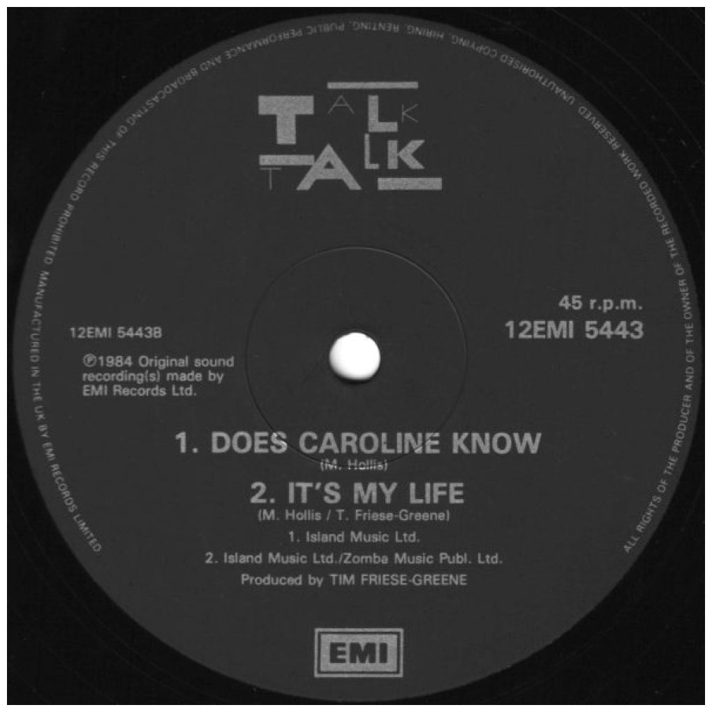 TALK TALK - IT'S MY LIFE | 12" MAXI SINGLE VINILO USADO