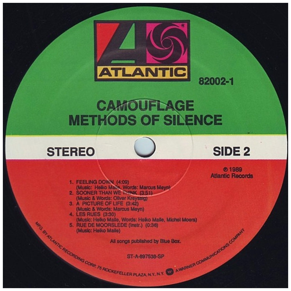 CAMOUFLAGE - METHODS OF SILENCE | VINILO USADO