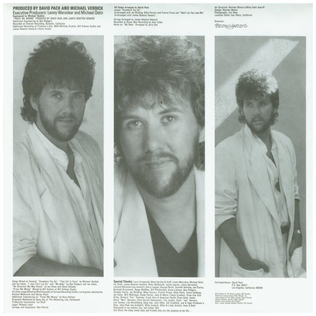 DAVID PACK - ANYWHERE YOU GO | VINILO USADO