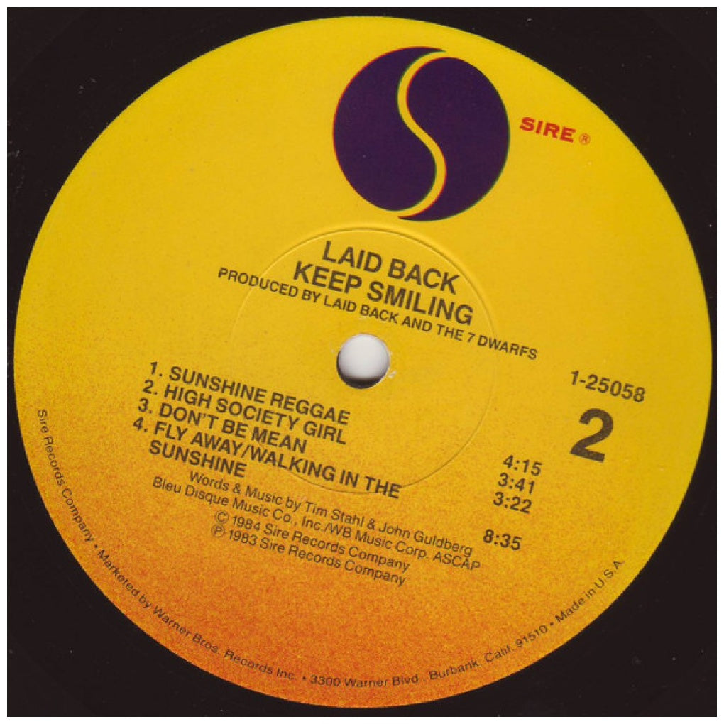 LAID BACK - KEEP SMILING | VINILO USADO