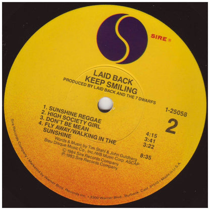 LAID BACK - KEEP SMILING | VINILO USADO