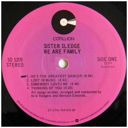SISTER SLEGE - WE ARE FAMILY | VINILO USADO