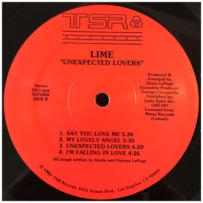 LIME  - UNEXPECTED LOVERS | VINILO USADO
