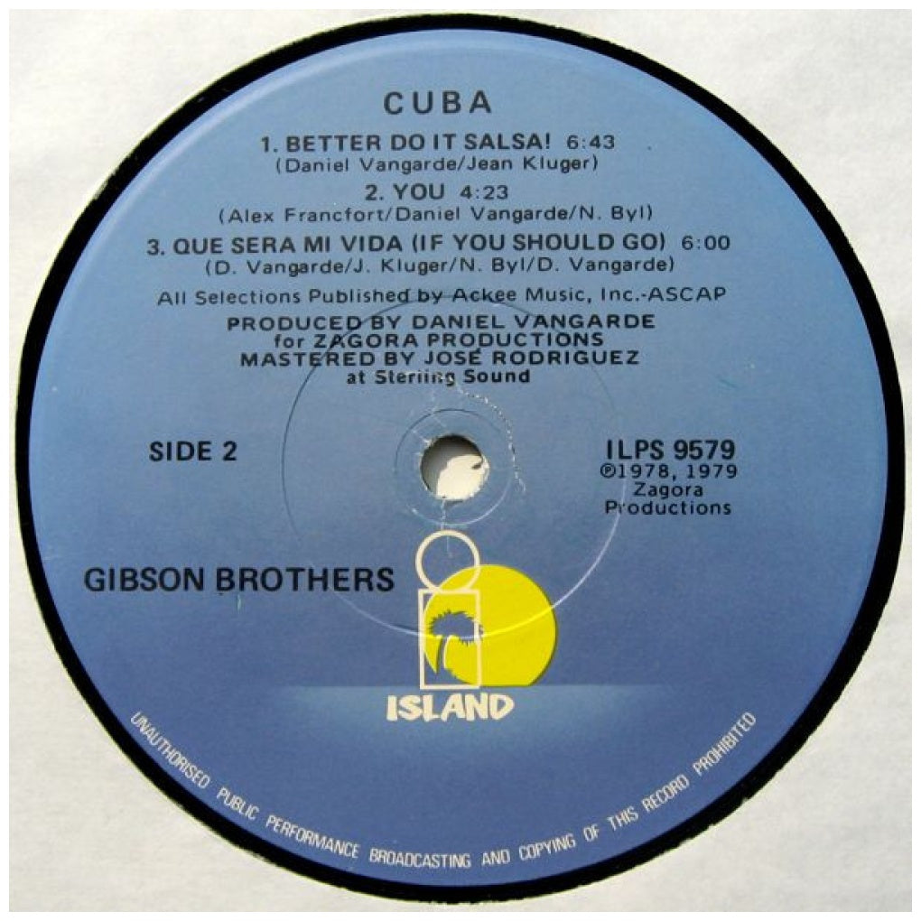 GIBSON BROTHERS - CUBA | VINILO USADO