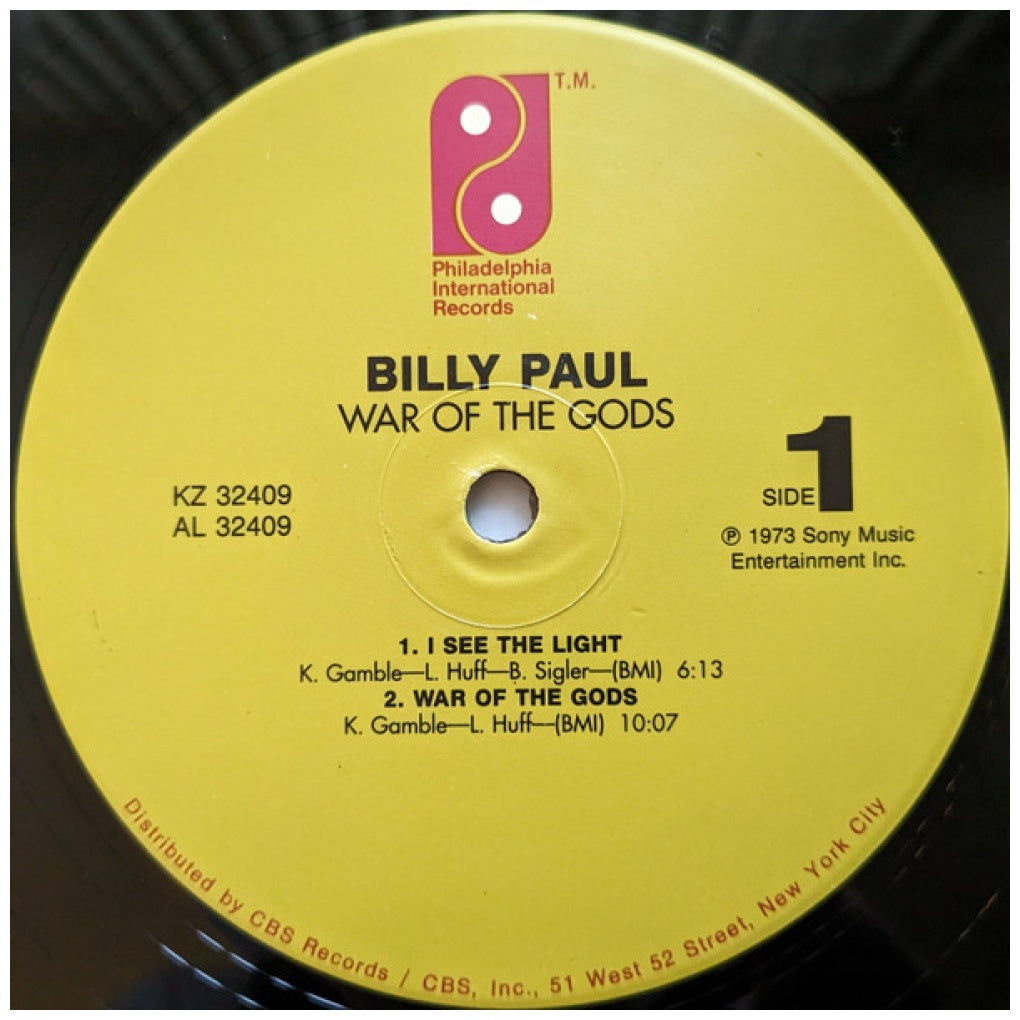 BILLY PAUL  - THE WAR OF GODS | VINILO USADO