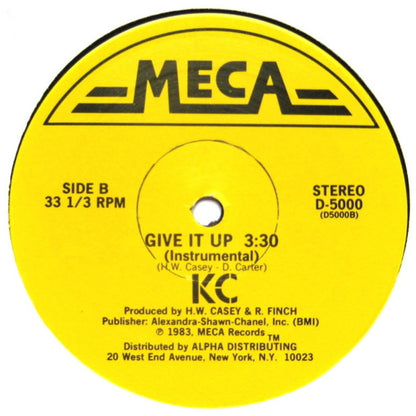 KC & THE SUNSHINE BAND - GIVE IT UP | 12" MAXI SINGLE USADO