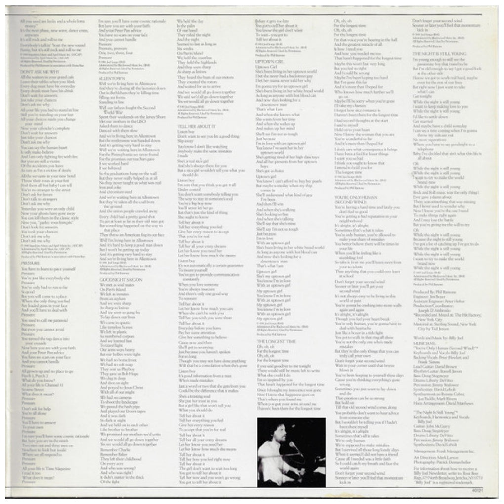 BILLY JOEL - GREATEST HITS - VOL.1 & VOL.2 (2LP) | VINILO USADO