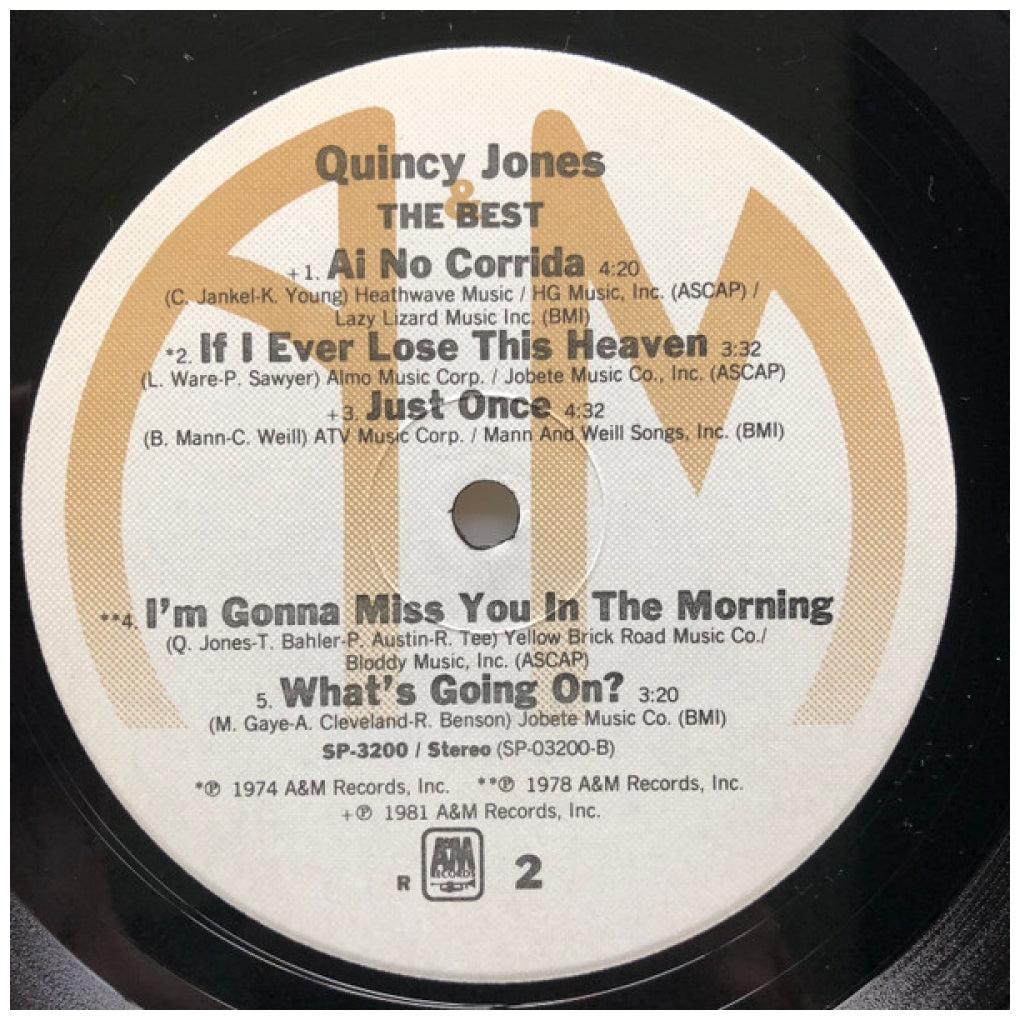 QUINCY JONES - THE BEST | VINILO USADO