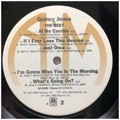 QUINCY JONES - THE BEST | VINILO USADO