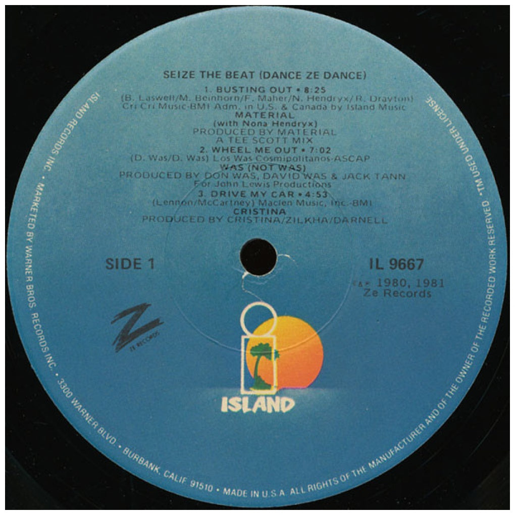 SEIZE THE BEAT - VARIOUS ARTIST  | VINILO USADO