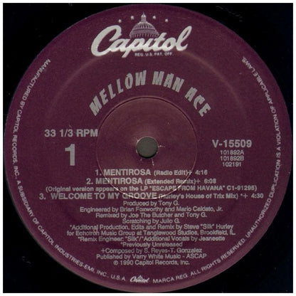 MELLOW MAN ACE - MENTIROSA | 12" MAXI SINGLE USADO