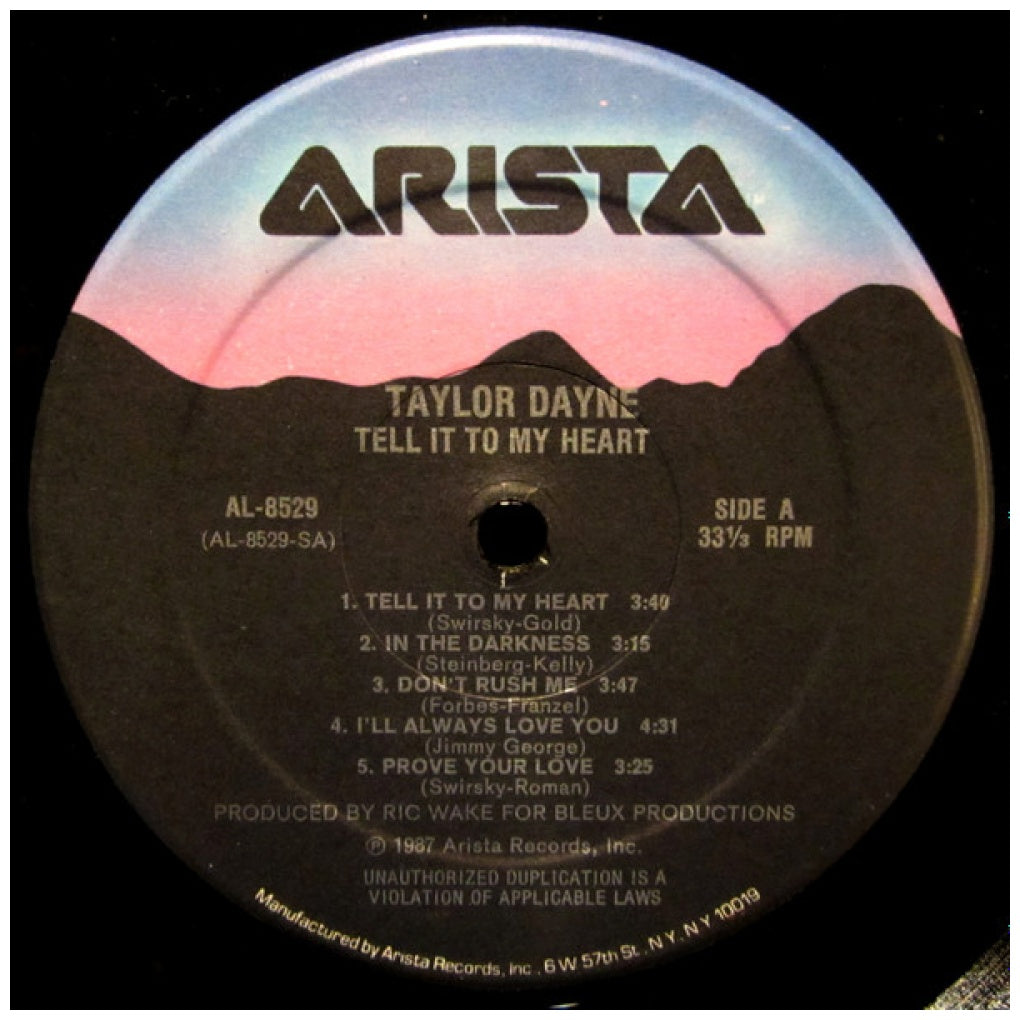 TAYLOR DAYNE  - TELL IT TO MY HEART | VINILO USADO