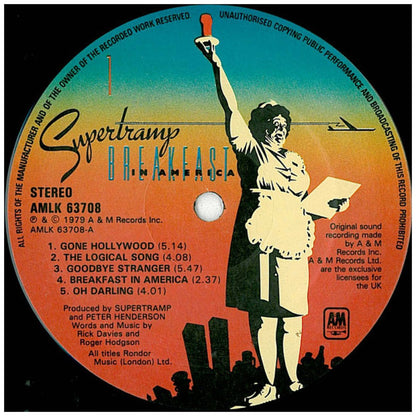 SUPERTRAMP - BREAKFAST IN AMERICA | VINILO USADO