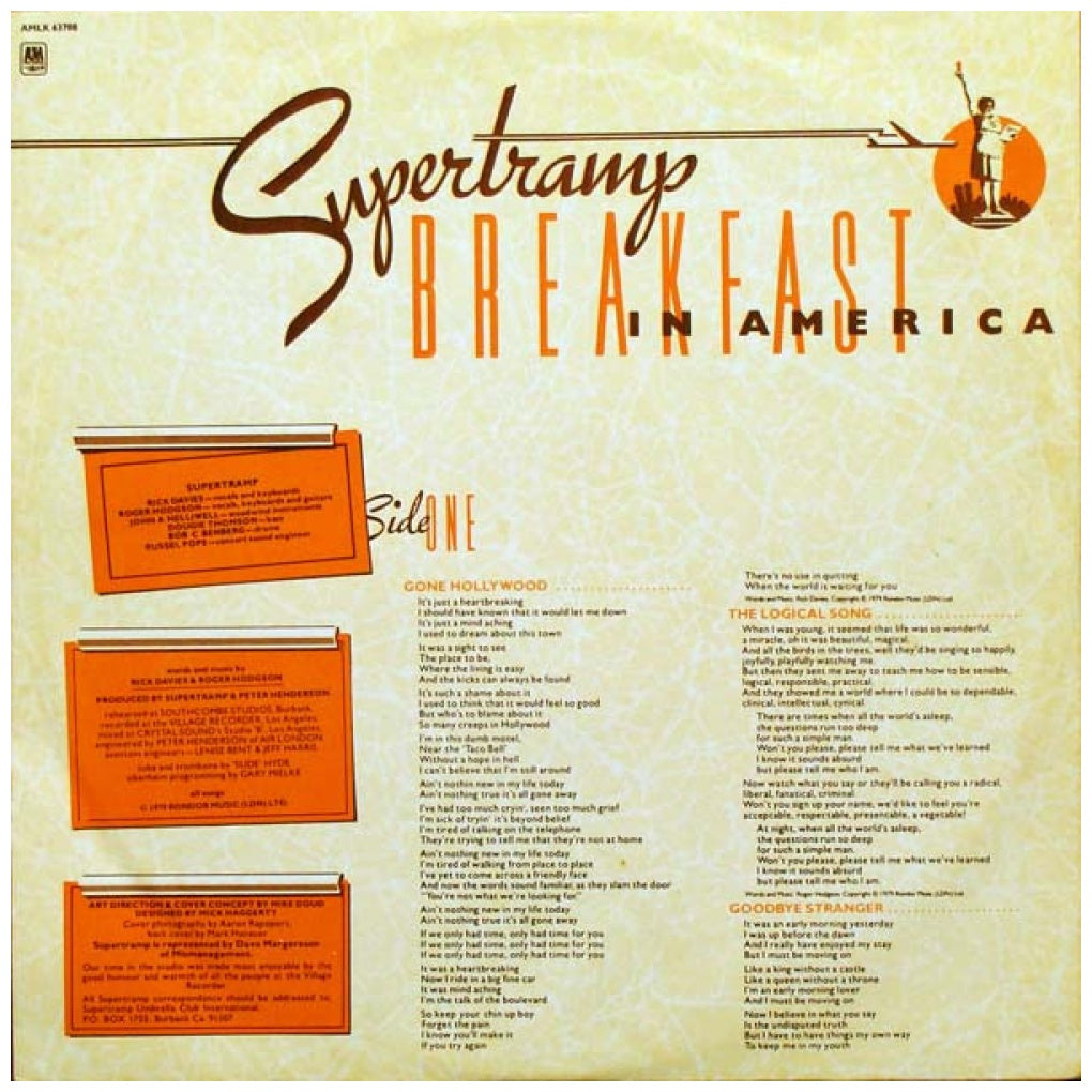 SUPERTRAMP - BREAKFAST IN AMERICA | VINILO USADO