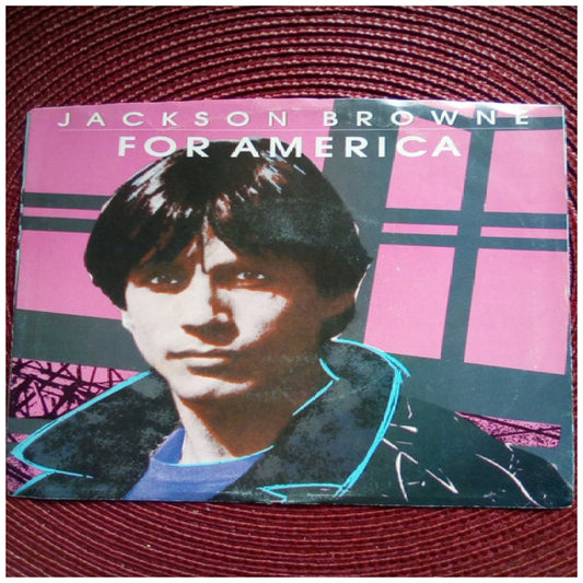 JACKSON BROWNE - FOR AMERICA | 7" SINGLE USADO