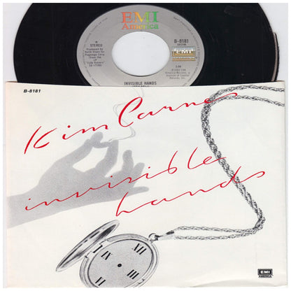 KIM CARNES - INVISIBLE HANDS | 7" SINGLE USADO