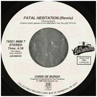 CHRIS DE BURGH - THE LADY IN RED | 7" SINGLE USADO