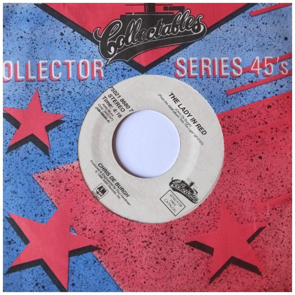 CHRIS DE BURGH - THE LADY IN RED | 7" SINGLE USADO