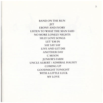 PAUL McCARTNEY - ALL THE BEST | CD USADO