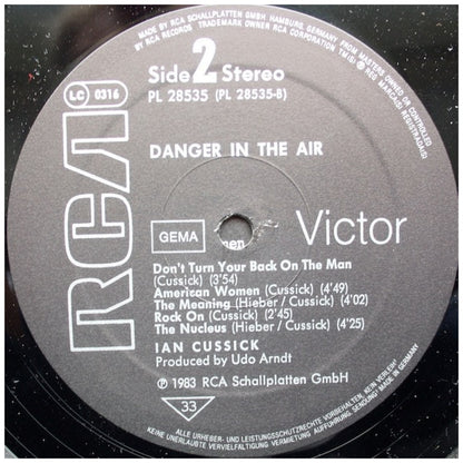 IAN CUSSICK - DANGER IN THE AIR | VINILO USADO