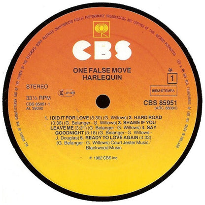HARLEQUIN - ONE FALSE MOVE | VINILO USADO